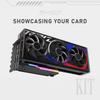 Vertical GPU Mounting Bracket with 15cm PCI-E 4.0 X16 Riser Cable GPU Bracket Holder GPU Mount Graphic Card Bracket