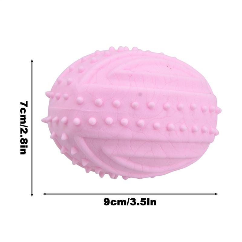 Durable Dogs Interactive Football Toys Floatable Soft Ball Toys For Puppy Pet Teeth Cleaning Bite Resistance Dog Ball Toy