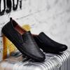 2026  New Large Size 50 Men Loafers Soft  Fashion Soft Spring Autumn  Leather Shoes Men Warm Flats Driving Shoes