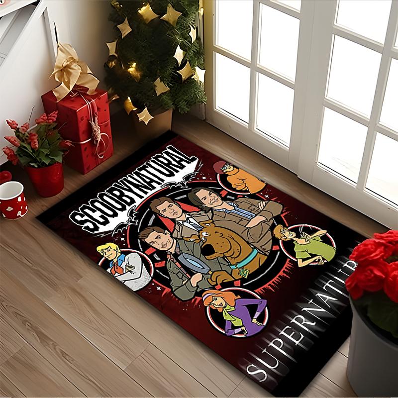 1pc Area Rug Appropriate for Office, SCOOBY-DOO Carpet, Versatile Printed Chair Rug, Durable Home Sofa Carpet
