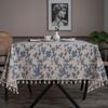 Pastoral Floral Cotton Linen Tablecloth
