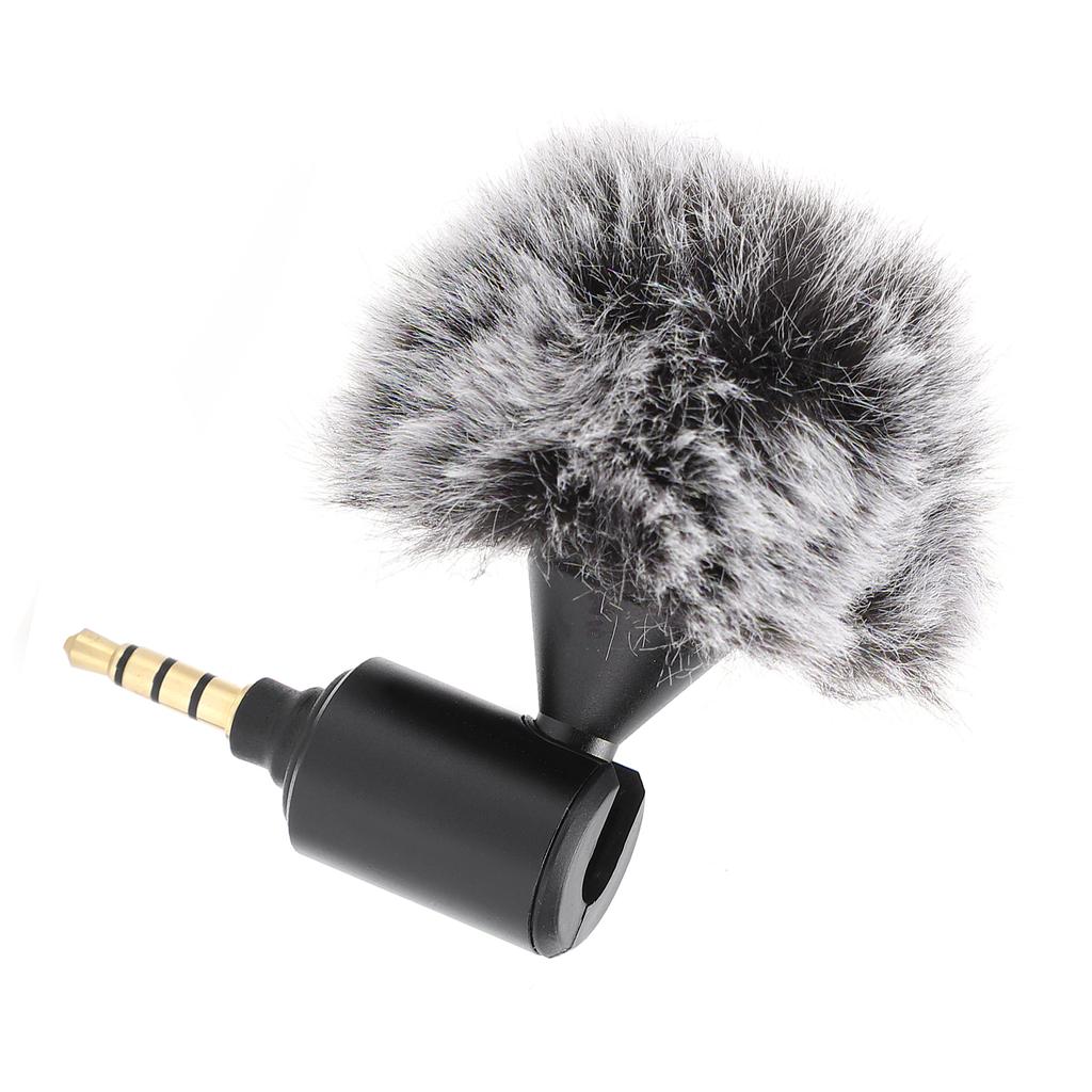 Mini 3.5mm Plug and Play Cardioid Microphone for Mobile Phone DSLR Camera Camcorders