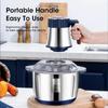 5L Large Capacity Electric Meat Grinder Vegetable Slicer Food Processor Multifunctional for Home Use Baby Food Maker