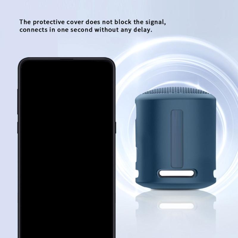 Durability Silicone Skin Cover For SRSXB100 XB13 Speakers, AntiSlip Protections Secure Speakers Sleeve Case Accessory