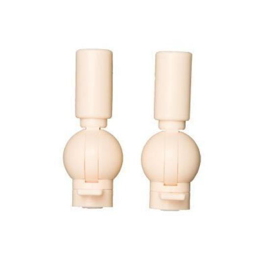 Obitsu Body 50cm Ankle 501 New Model (INJ) Left and Right Set White