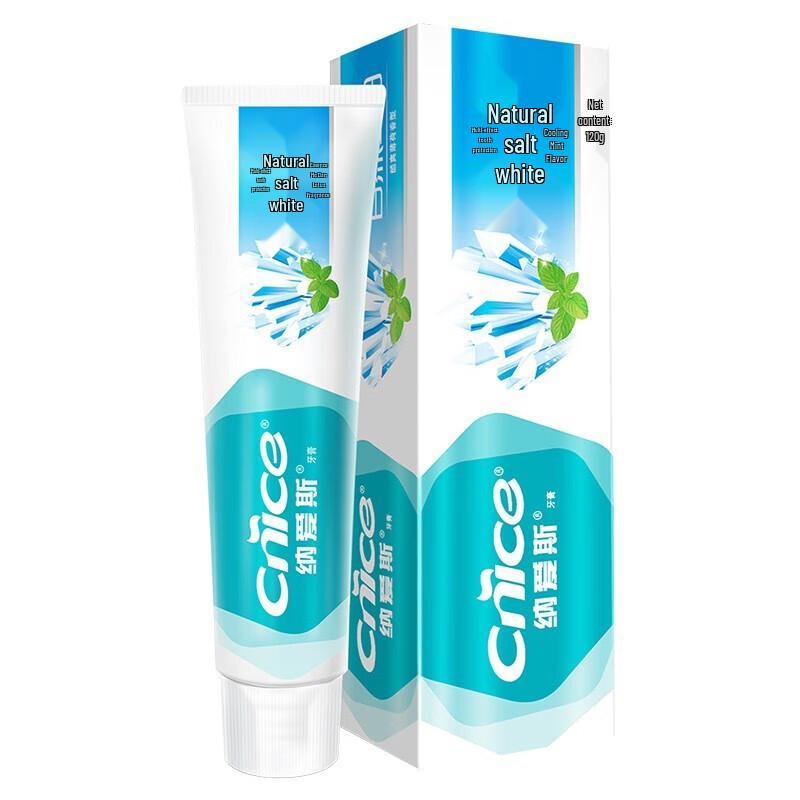 Nice Natural Salt Whitening Toothpaste Twin Pack