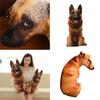 Oreiller Chien Simulation 3D Créatif, Jouet en Peluche Animal en Peluche Pour Enfants, Tissu Peluche Court, Remplissage Coton Pp, Tailles et Couleurs Variées