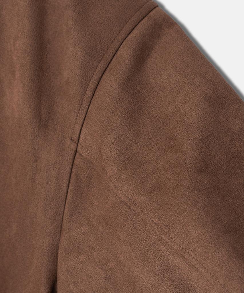 Underoff Suede Padded Blouson Jacket 4 Colors