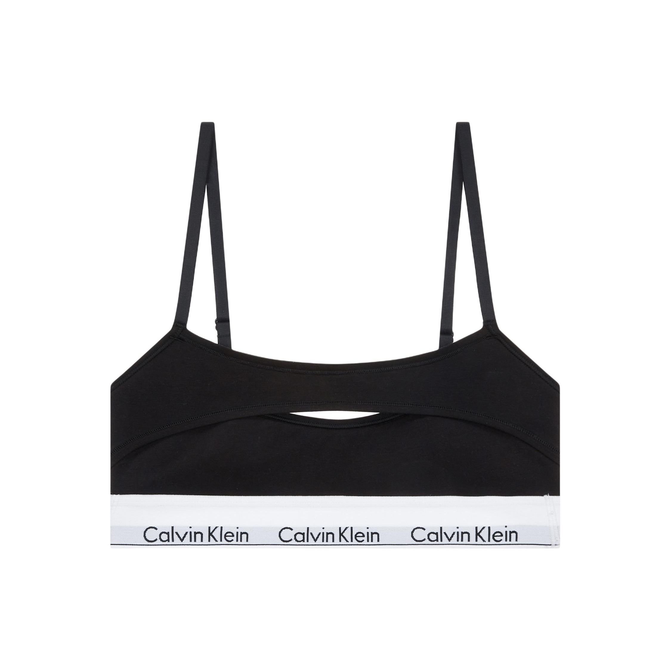 

Calvin Klein Comfortable Simple Soft Bra Women underwear Black QF7387AD-UB1 L