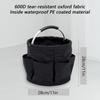 1pc 600D Oxford Cloth Bucket Tool Organizer Bag, Storage Basket With 6 Compartments And Large Central Compartment