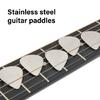 20Pcs Electric Guitar Bass Pick Plectrum Metal Guitar Plectrums Stainless Steel Guitar Pick Guitar Accessories Enduring