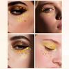 Temporary Tattoos Stickers, The Corner of The Eye Tattoos with Heart Star Pattern, Temporary Body Art Stickers for Adults Kids Party Use