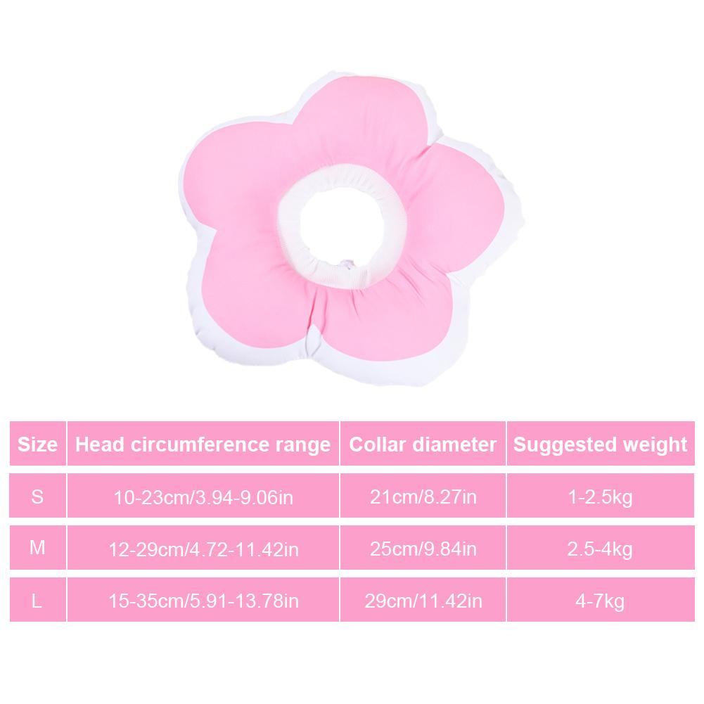 Pet Cat E-Collar Recovery Cone Protection Elizabeth Collar Adjustable Cotton Blends Collar Printed Elizabeth Circle for Cat