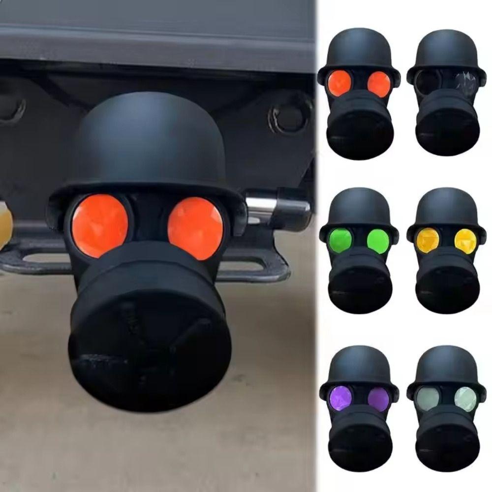 Aesthetic Trailer Ball Cover Decorative Gas Mask Helmet Cover Cap  Cars Caravan Decoration