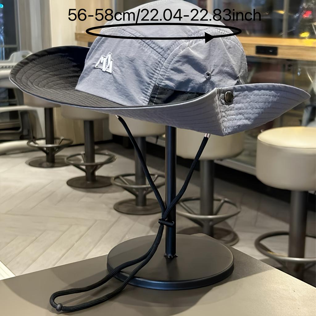 Cappelli da Sole alla Moda Casual da Alpinismo Regolabili Cappellino Parasole Estivo Color Block Pieghevole per Campeggio all'Aperto Cappelli a Secchiello