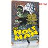 The Wolfman   Metal Tin Sign   Wall Art Plaque with Classic Horror Movie Design Easy To Hang Durable Iron Decor for Home Cafe