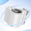 Clip-On-Ventilator Tragbarer LED-Display-Kühlventilator 360° Drehung USB-wiederaufladbarer Luftkühler für Auto LKW Büro Camping Reisen