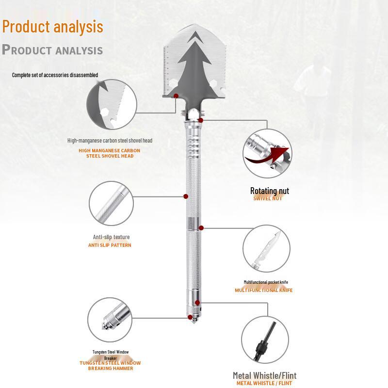 Multi-tool Camping Shovel