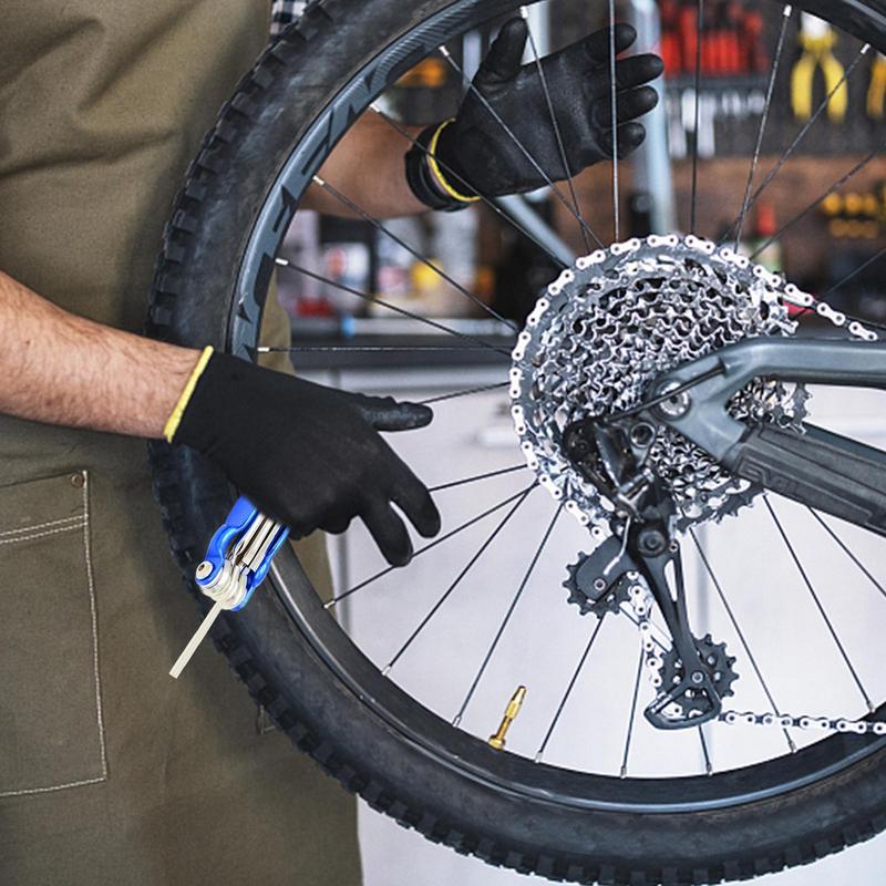 Мультитул для велосипеда Многофункциональный педальный ключ Инструмент для горного велосипеда Портативные велосипедные аксессуары Ремонтный набор для мотоциклов United States