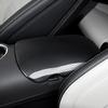 Car Center Console Armrest Storage Box Sticker ABS Carbon Fiber Decal Interior Trim Cover for Ford Mustang 2015-2026 / Shelby GT350 2015- / GT500 -