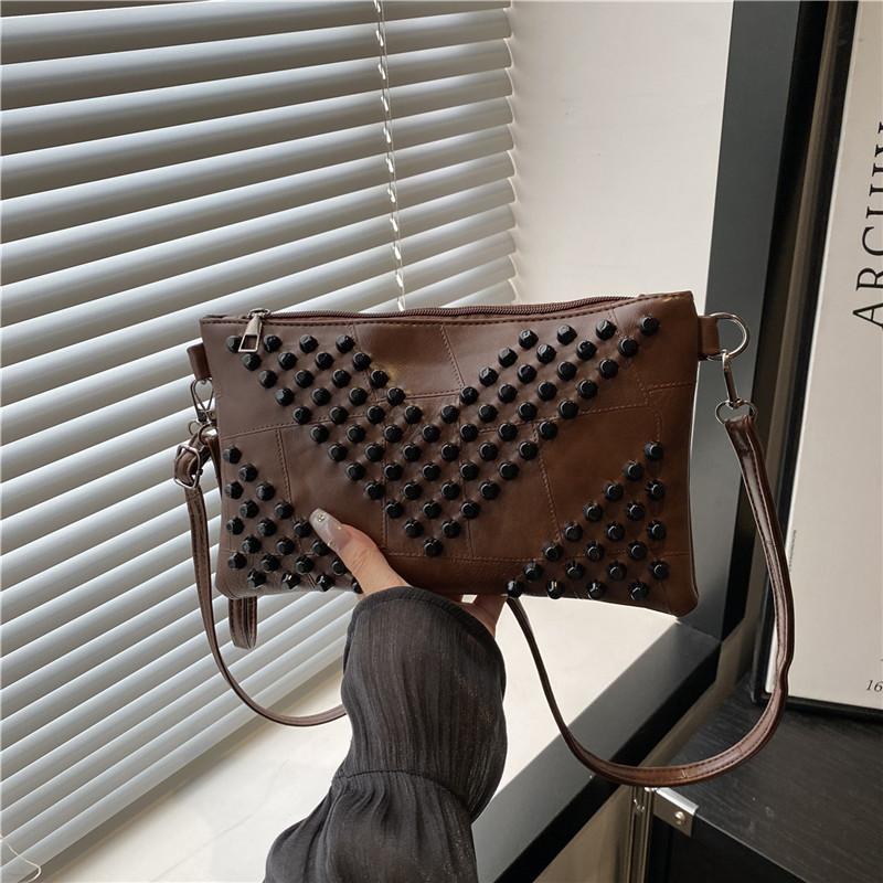 Bag Crossbody Bag Women's Black Shoulder Bag Underarm Bag Mobile Phone Bag Small Satchel Bag Commuter Bag Women's Bag New