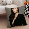 LLiv Tyler Cushion Cover Throw Pillow Cover Hidden Button Durable Polyester Chair Cushion