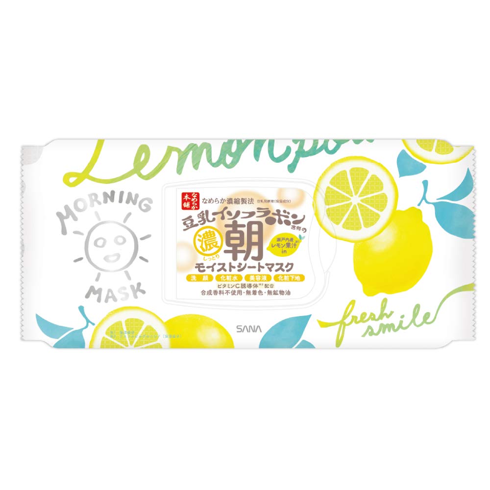 Nameraka Honpo Morning Moist Sheet Mask LM Face Pack 32 pieces (x 1)
