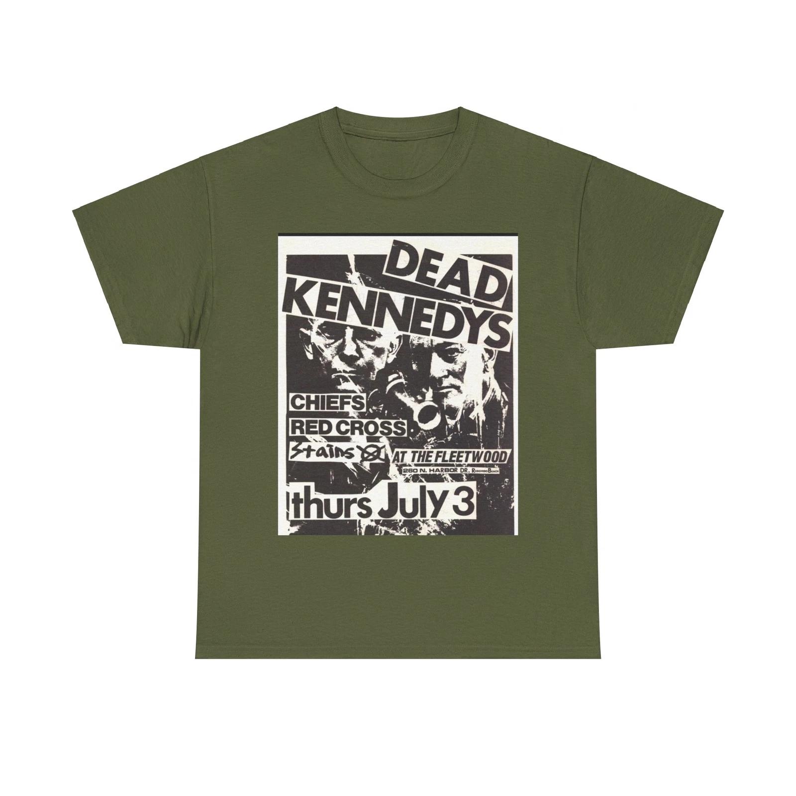 Vintage Punk Rock Show Flyer - Dead Kennedys Unisex Heavy Cotton Tee M