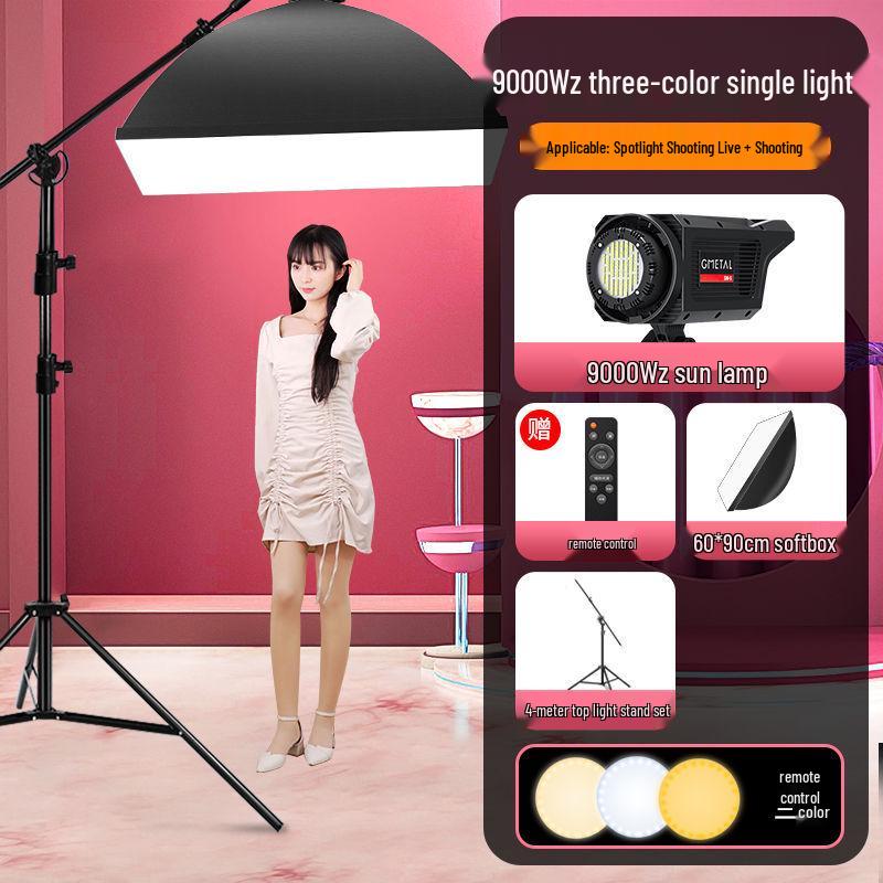 Ultra-Bright Spherical Fill Light for Live Streaming and Photography