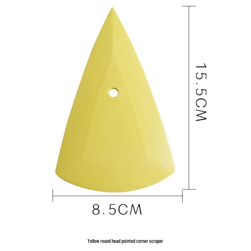 

Triangle Scraper and Yellow Squeegee Tinting Tool Set