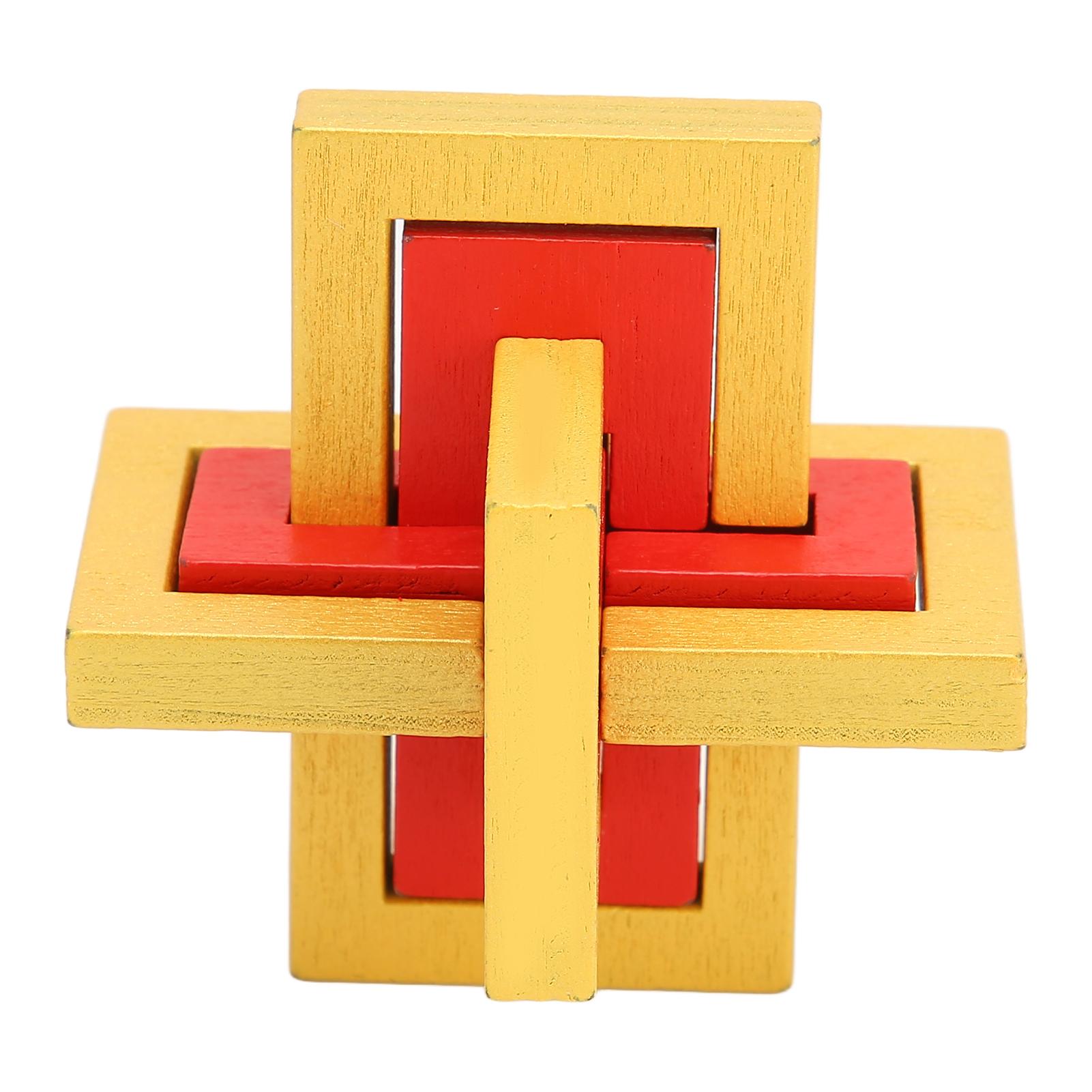 

Деревянная головоломка-замок-игрушка для пожилых взрослых, портативная разблокировка, блокировка, головоломка-игрушка для дома и путешествий