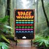 Retro Space Invaders Metal Sign Arcade Game Tin Plate Wall Decor