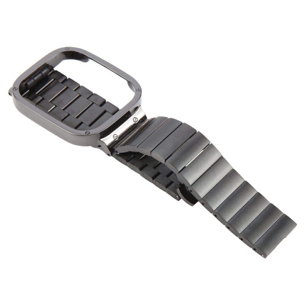 For Xiaomi Redmi Watch 3 Lite Stainless Steel Replacement Strap with Metal Watch Case