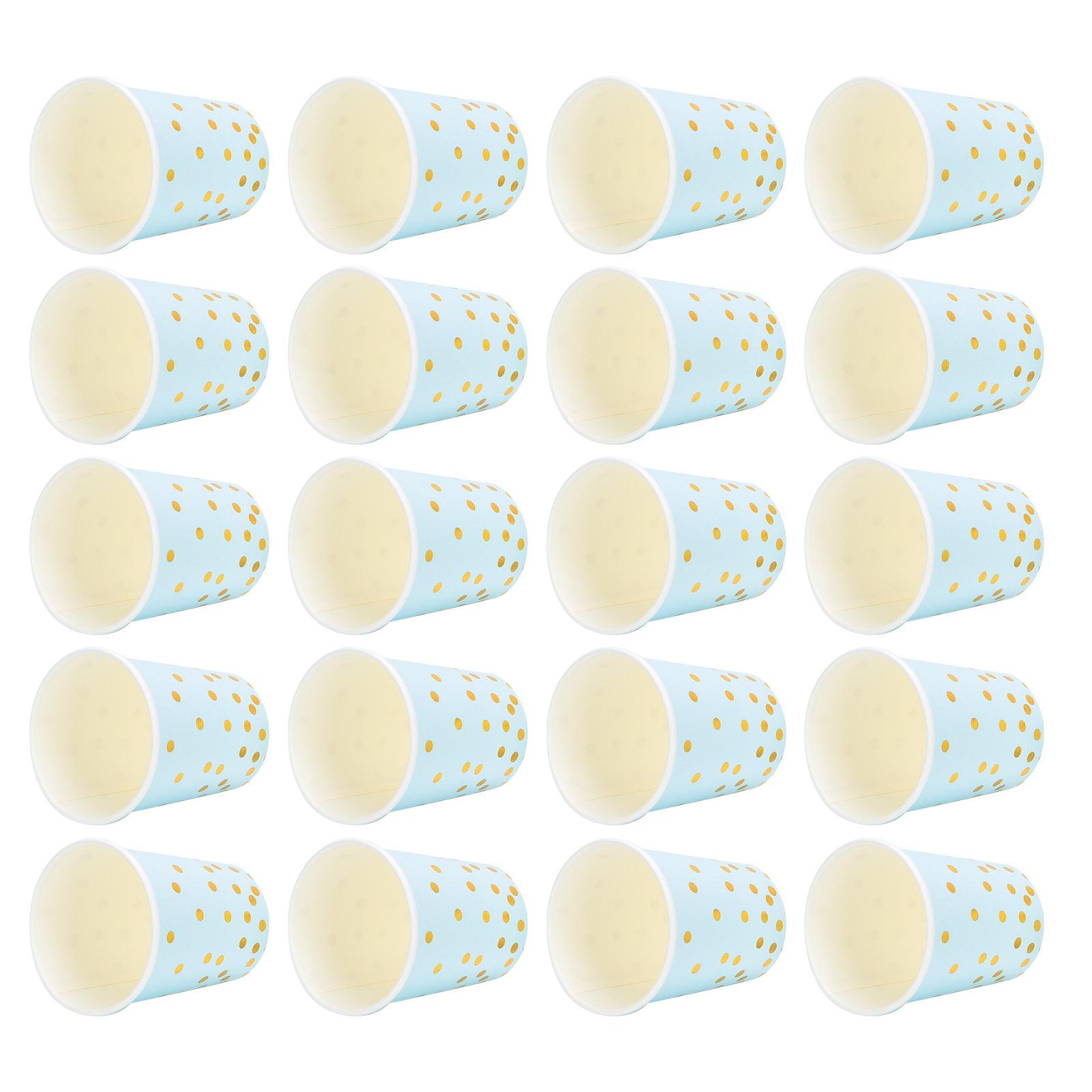 

Бумажные стаканчики Минималистичные Золотые точки Одноразовые стаканчики для праздника День рождения Помолвка Вечеринка Синий синий