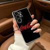 Hot C-Coca Drinks C-Cola Phone Case For Samsung S25,S24,S21,S22,S23,S30,Ultra,S20,Plus,Fe,Lite Transparent Cover