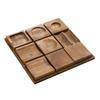 Mingling Wooden 9-Compartment Dessert Serving Tray