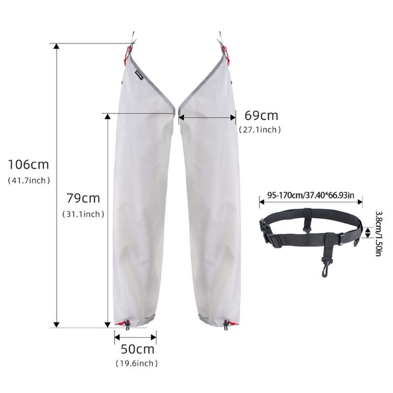 Waterdichte Regenbroek Duurzaamheid Sneldrogend Regenbroeken Outdoor Uitrusting voor Fietsen Wandelen Waterbescherming