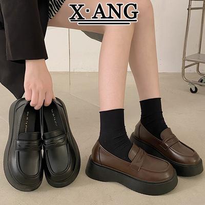 Genuine Leather Women's Shoes and Small Leather Shoes Spring and Summer New Muffin Platform Versatile One-pedal Mary Jane Single Shoes