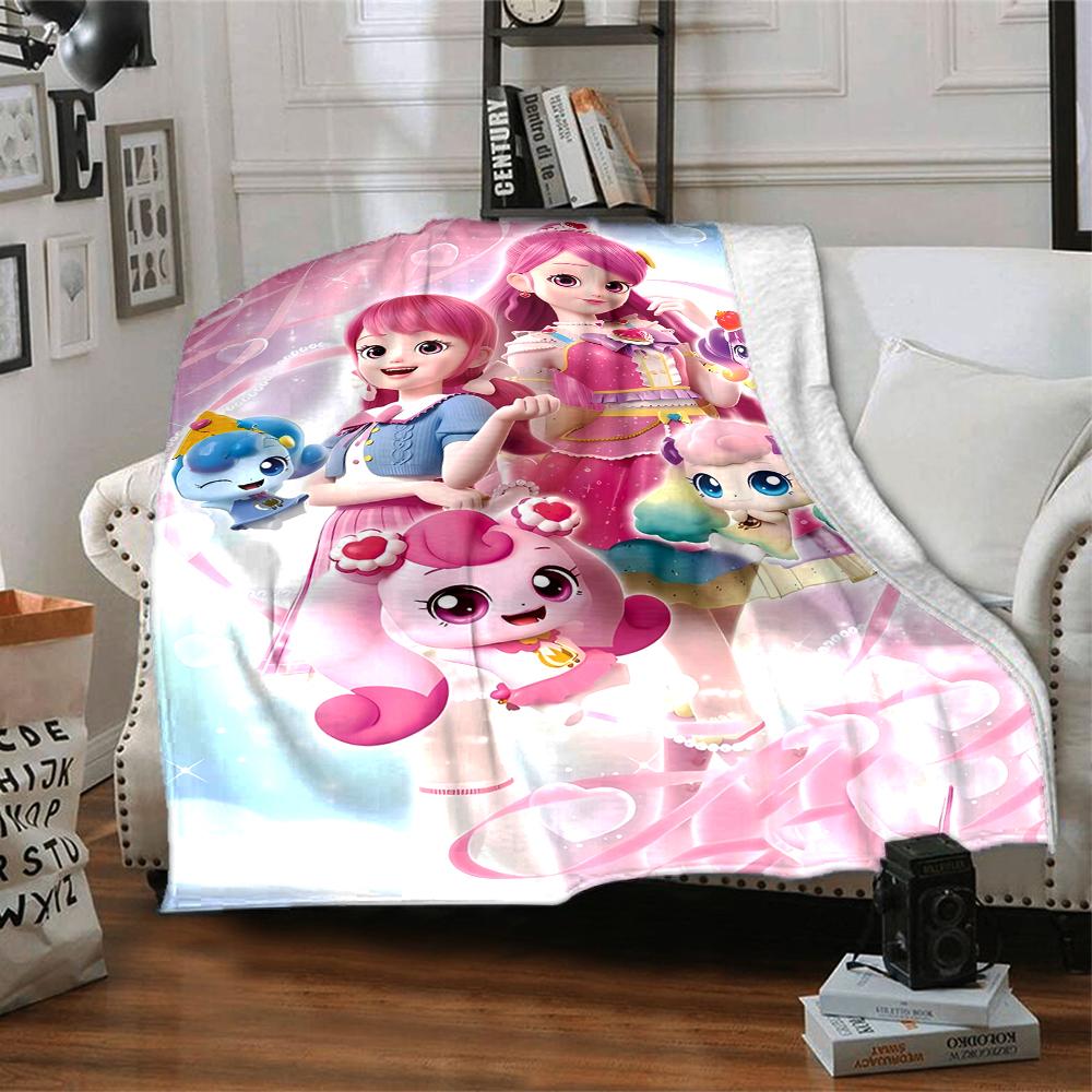 1pc Catch Teenieping Magic Sweethear (4) Blanket, Gift, for Men and Women, Soft Blanket, Good for Sofa Bed Couch Travel, Lightweight Flannel Blanket