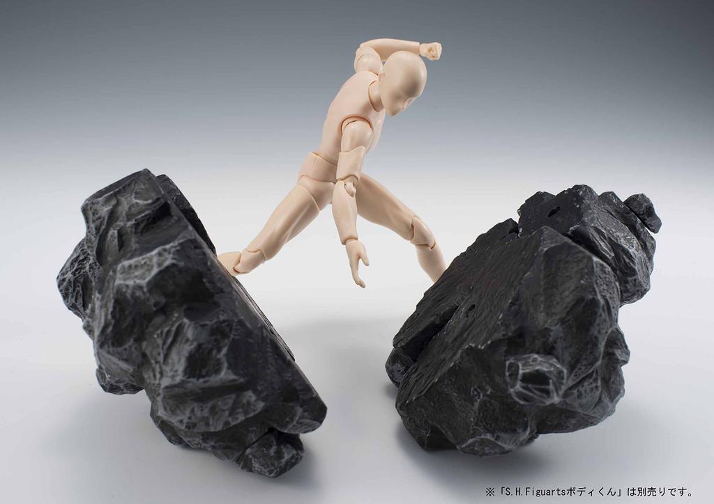 TAMASHII NATIONS Tamashii EFFECT ROCK Gray PVC ABS Ver. Non-scale &