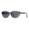 TF Vintage Design Cat Eye Sonnenbrille Damen Sonnenbrille Transparent-Grau FT1168-K-20A-54