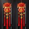 Traditional Design Chinese New Year Decoration with Tassel Festive Hanging Ornaments  Room