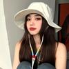 Portable Sun Hat Wide Brim Quick Drying Hat with Windproof Rope Breathable Sunshade for Outdoor Surprise Gift