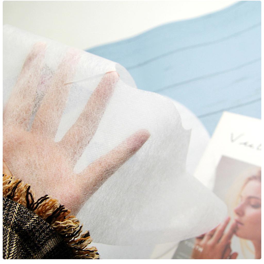 Beauty Salon Face Pad Bed Table Face Hole Cover Spa Massage Disposable Breathing Sheet White