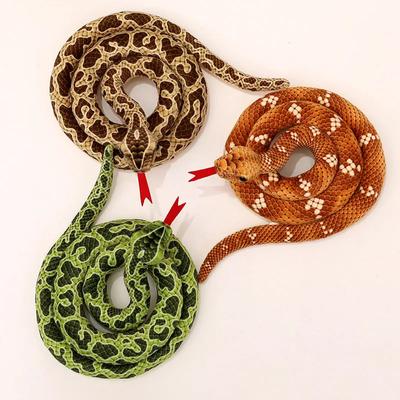 Nachahmung von Schlangen-Plüschtieren, lustige, schelmische, künstliche Kuscheltiere, Puppen, Spielzeug, emulierende Schlangen-Plüschtiere