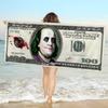 Dollar Luxury Microfiber Printed Beach Towel Mountain Climbing Yoga Beach Swimming Running Absorbent Soft Towel
