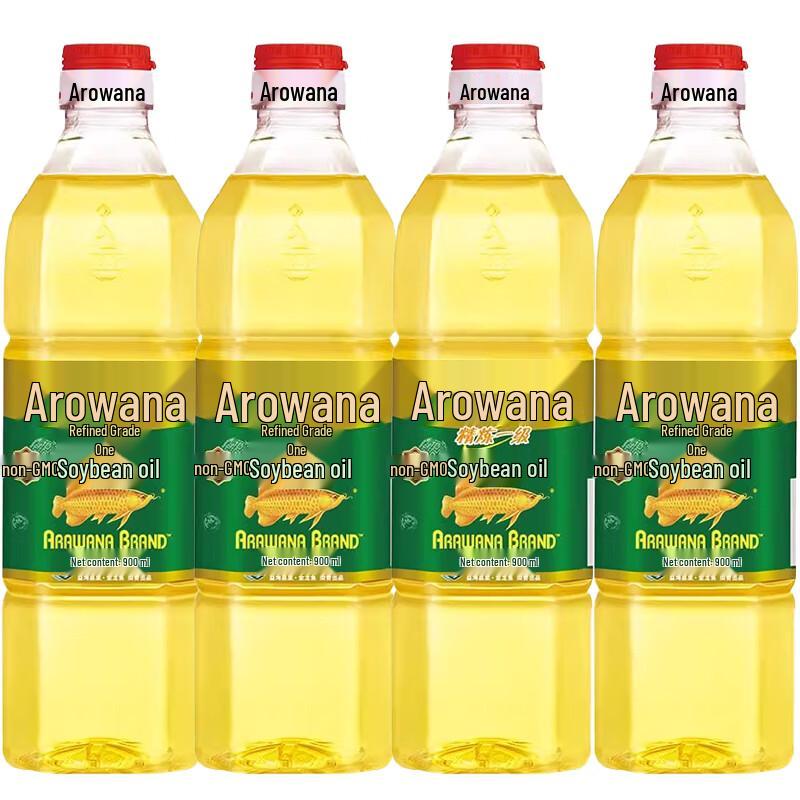 Arawana Refined Soybean Cooking Oil 4-Pack