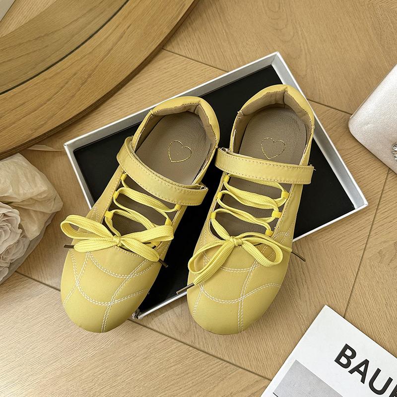 

Женские сандалии на плоской подошве на шнуровке, лоферы, повседневные Мэри Джейн, спортивная обувь, тренд 2025, летняя женская обувь с мягкой подошвой, неглубокие, удобные, zapatillas 40 имбирный