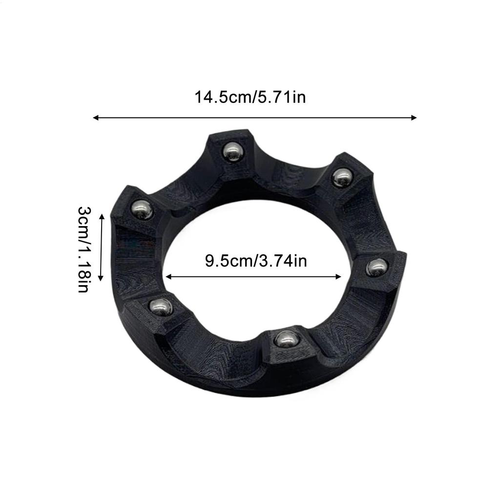 Bowling Ball Cup Sanding 360 Degree Rotation Stand Rotating Ball Cup Polishing Pad for Performance Training Match Home Club