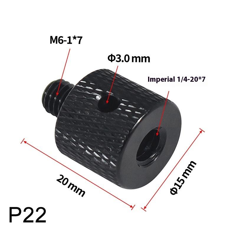 Thread Reinforce Camera Conversion Screw Adapter For Camera Tripod Ballhead Projector Bracket - 1/4 To 3/8 M4 M5 M6 M8 M10